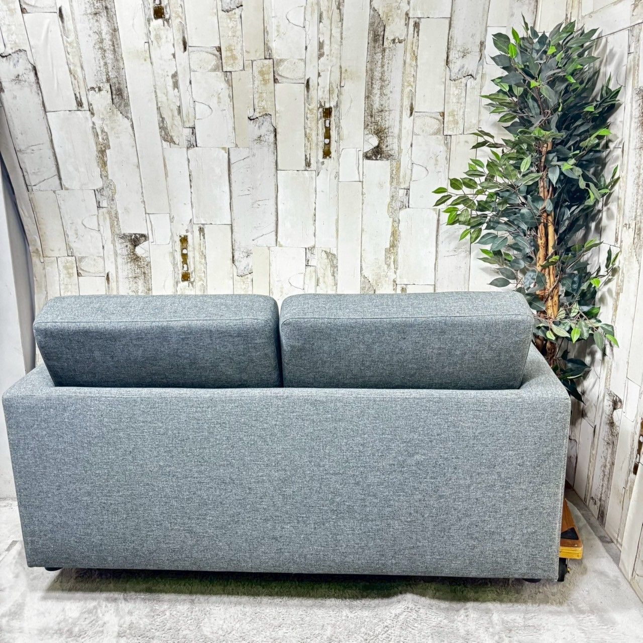 NITORI ニトリ コンパクト ソファベッド フォワードGY 2人掛け ソファ