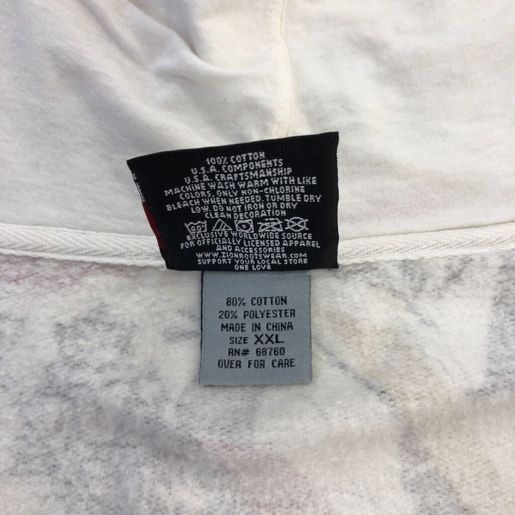 ZION ROOTSWEAR Bob Marley ボブ・マーリー フルジップ パーカー