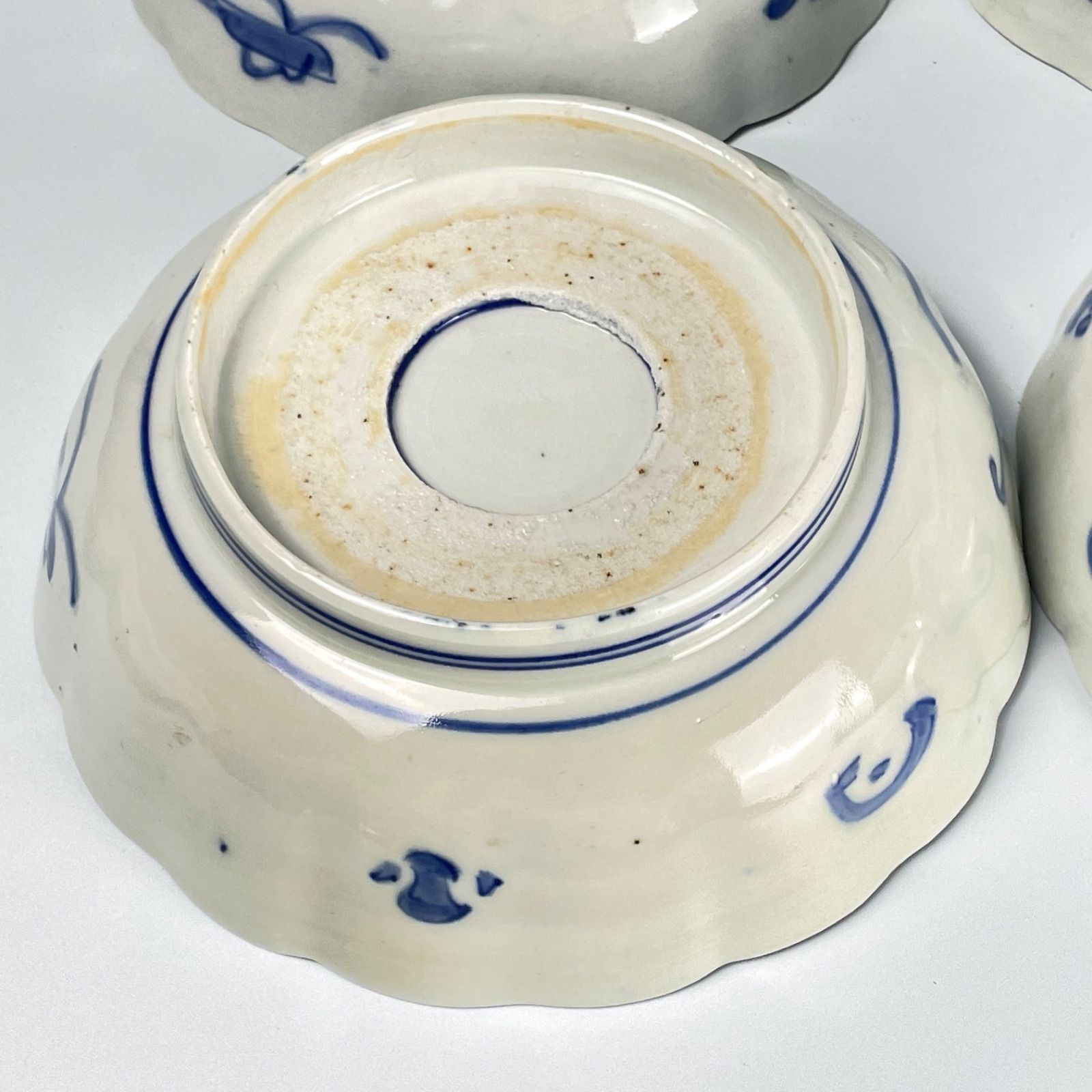 231 錦手 花 鶴 古伊万里 伊万里焼 骨董 アンティーク 大膾皿 俊寛皿 4