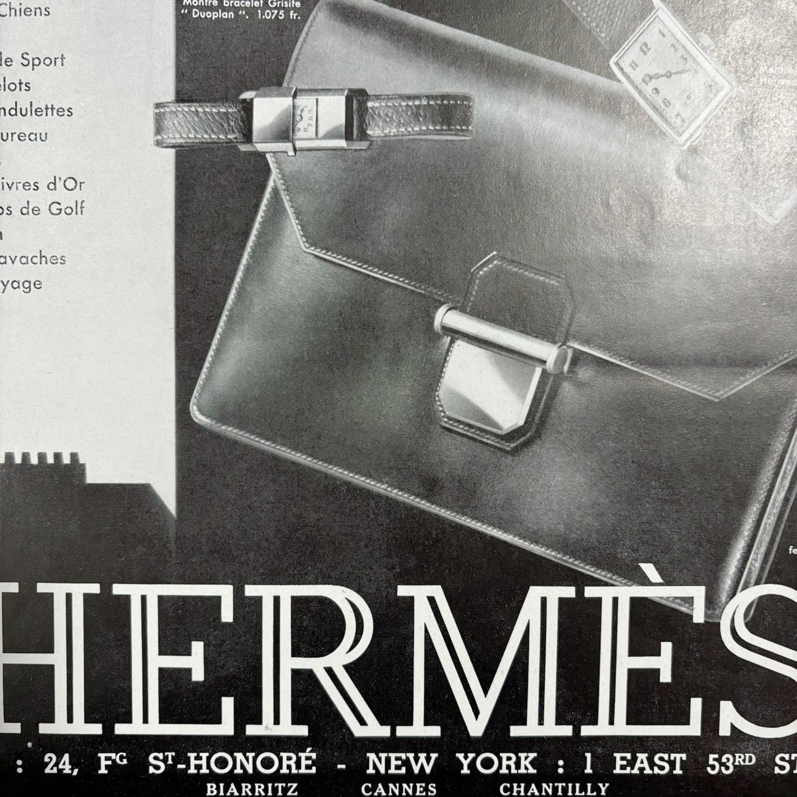 1931 広告＞HERMES エルメス ポスター ヴィンテージ アートポスター