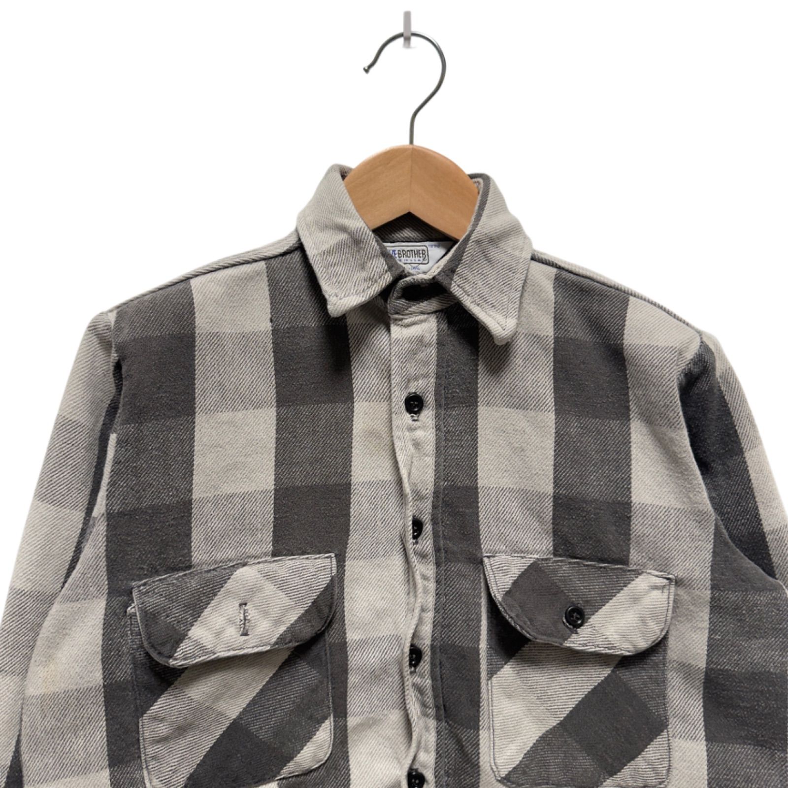 ビンテージ 70s USA製 ファイブブラザー ヘビネル ネルシャツ Sサイズ