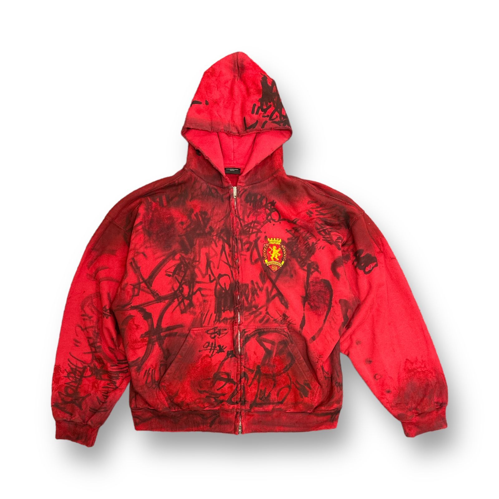 国内正規 BALENCIAGA 23SS グラフィックペイントスケーター ジップ