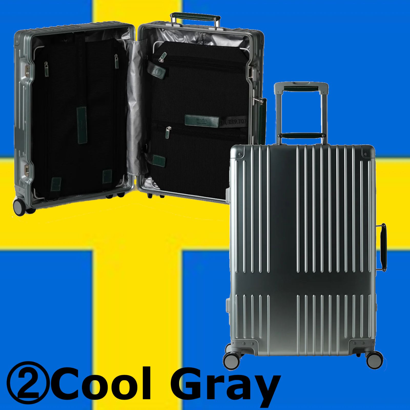 新品・多色有✨】イノベーター 70L アルミ スーツケース INV5811 M