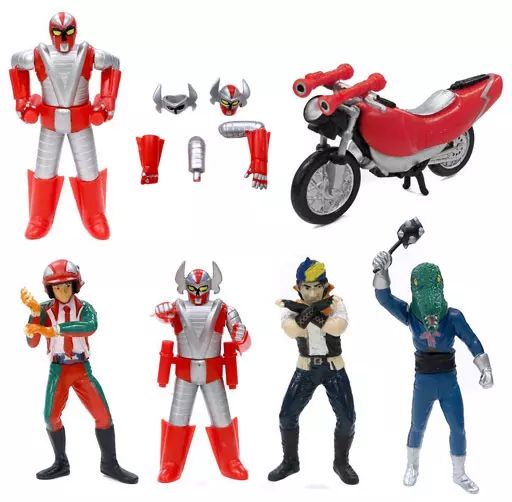 中古】トレーディングフィギュア 彩色版6種セット 「特撮ヒーロー