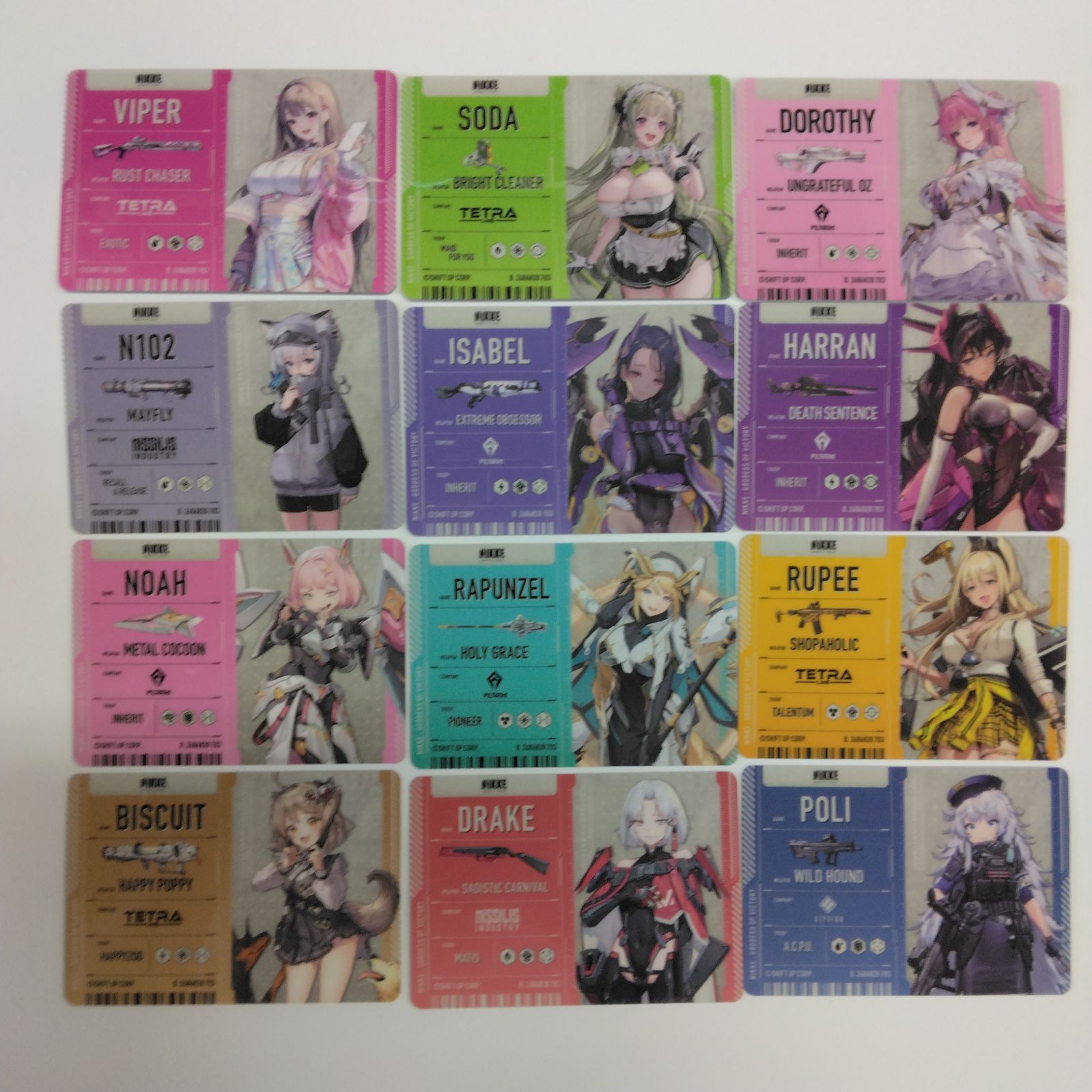 勝利の女神：NIKKE メタリックパス 全24種 フルコンプセット - メルカリ