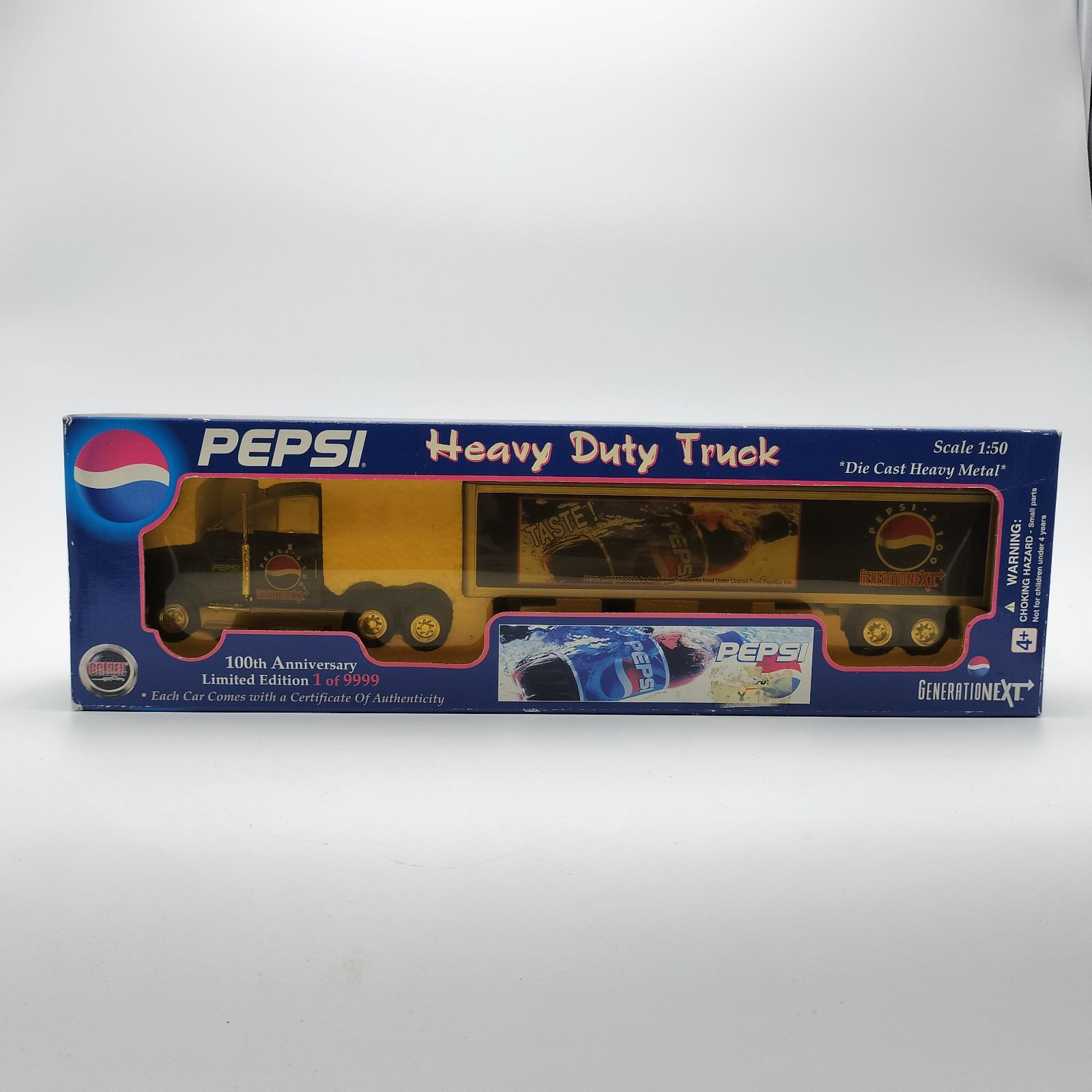 未使用】ペプシ PEPSI トレーラー ダイキャスト製 43cm ミニカー 1/50