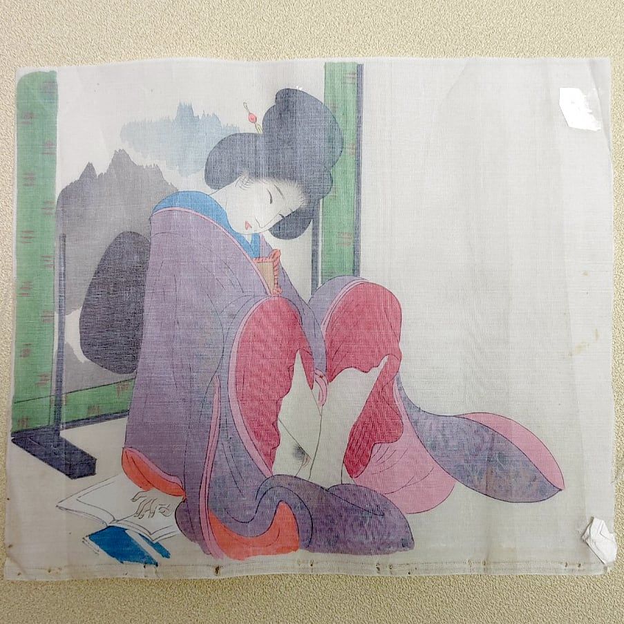 浮世絵・春画・絹本・No.210507-09・梱包サイズ60 - メルカリ