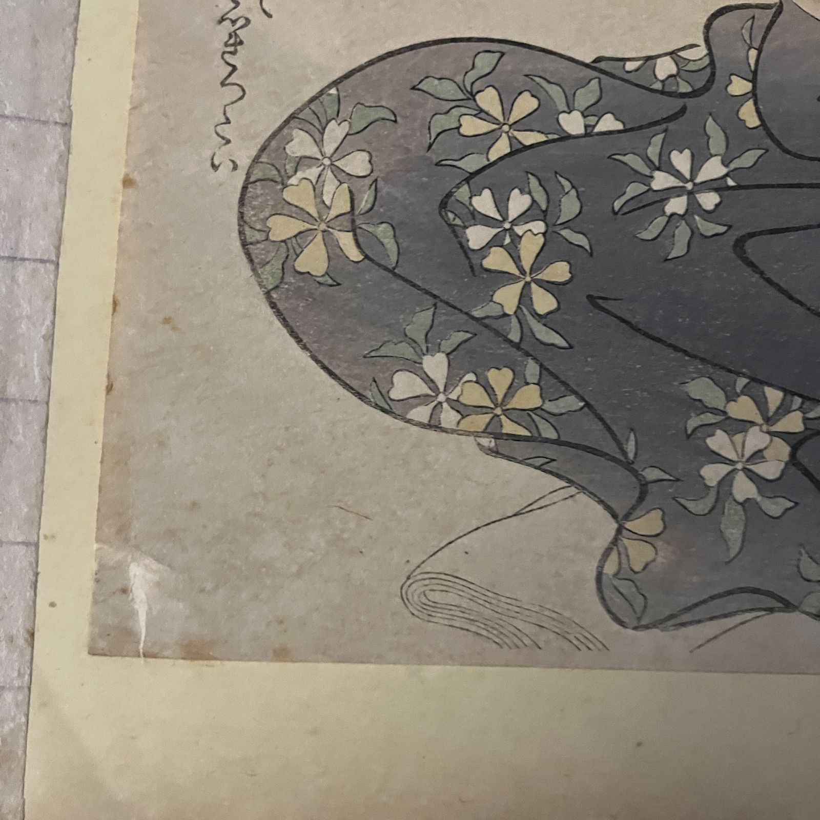 木版画 春画 大判（260×382mm）詳細不明 ☆検索）広重菱川師宣鳥居清長