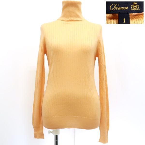 Drawer 18G カシミヤ シルク リブタートルニット 20AW 6513-106-0920