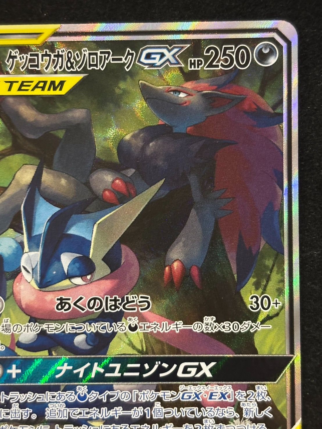 ゲッコウガ＆ゾロアークGX SR(SA) SM9a【ナイトユニゾン】059/055