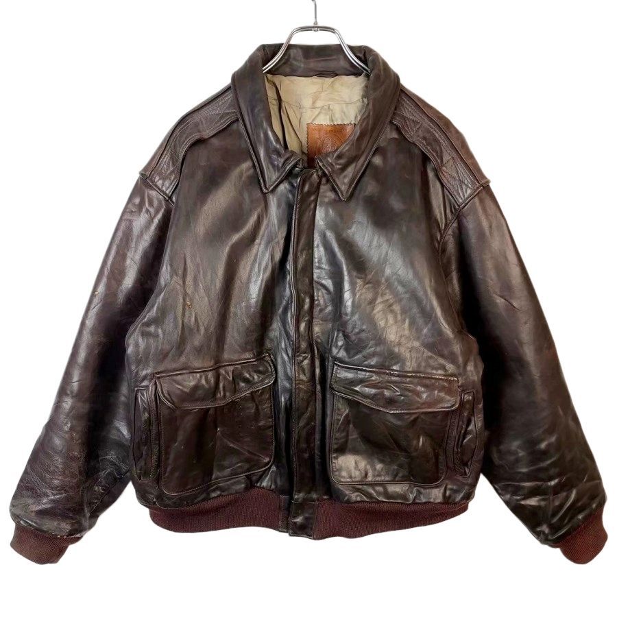 80s90sゴールデンベアーGolden Bear中綿入りレザージャケット