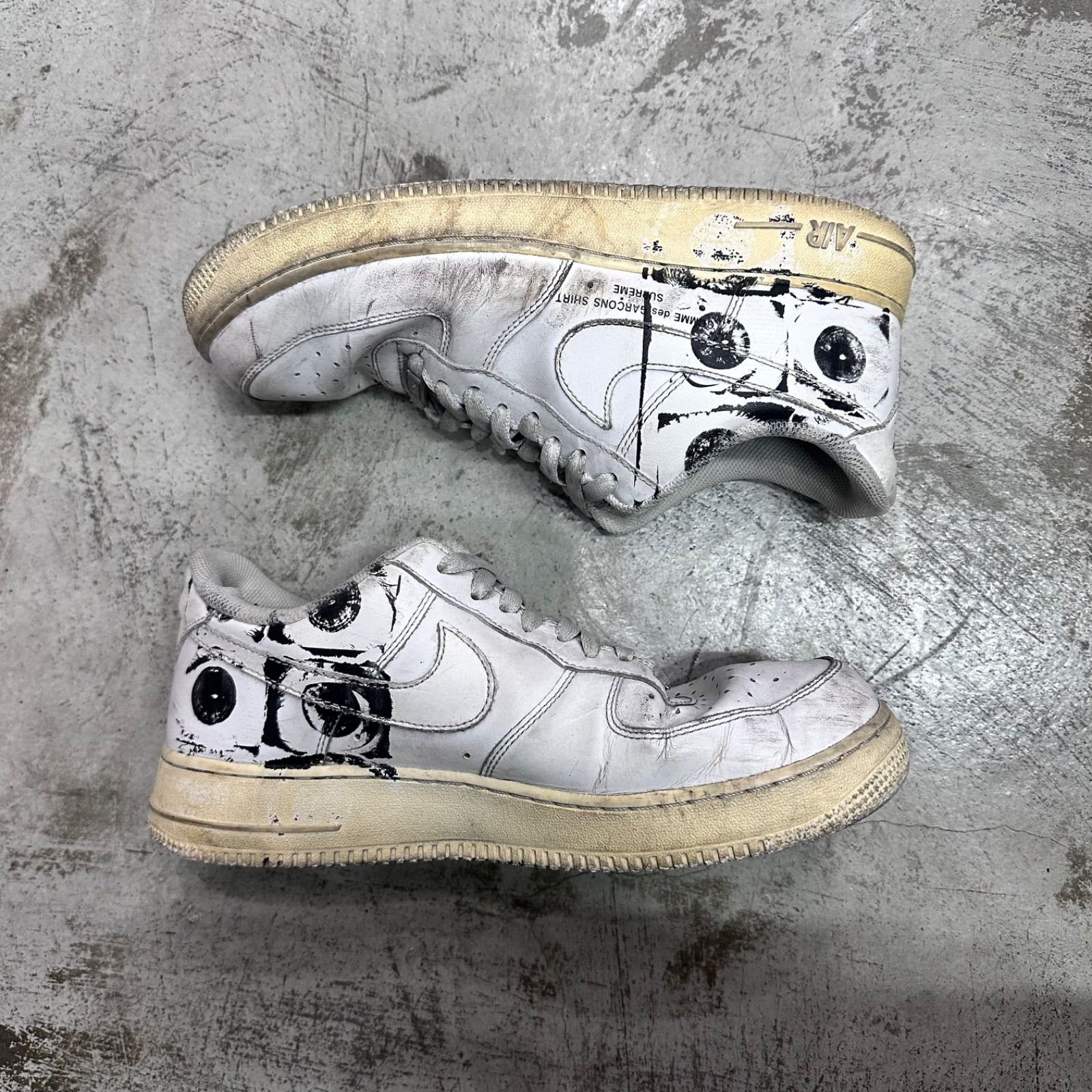 Supreme Comme des Garcons SHIRT Nike Air Force 1 Low コラボ エア