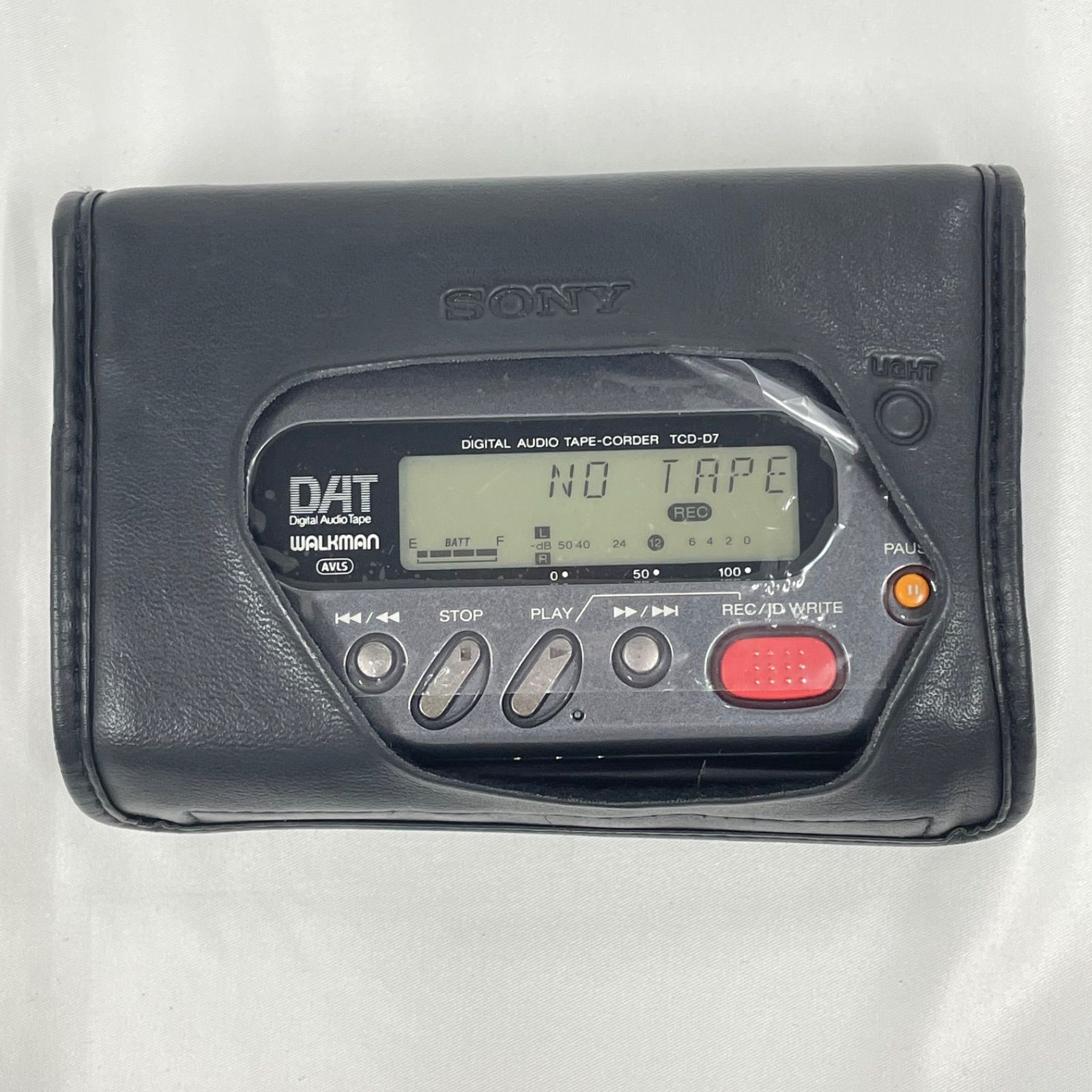 SONY TCD-D7 ポータブルDATウォークマン 通電確認済み ACアダプター