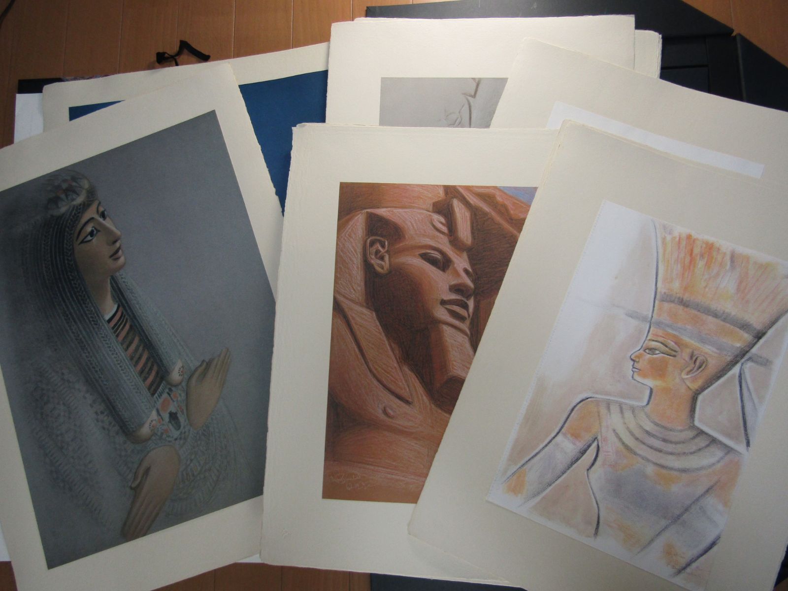 作品集 杉山寧 素描 「エジプト」 限定280部 1981年 文芸春秋社発行