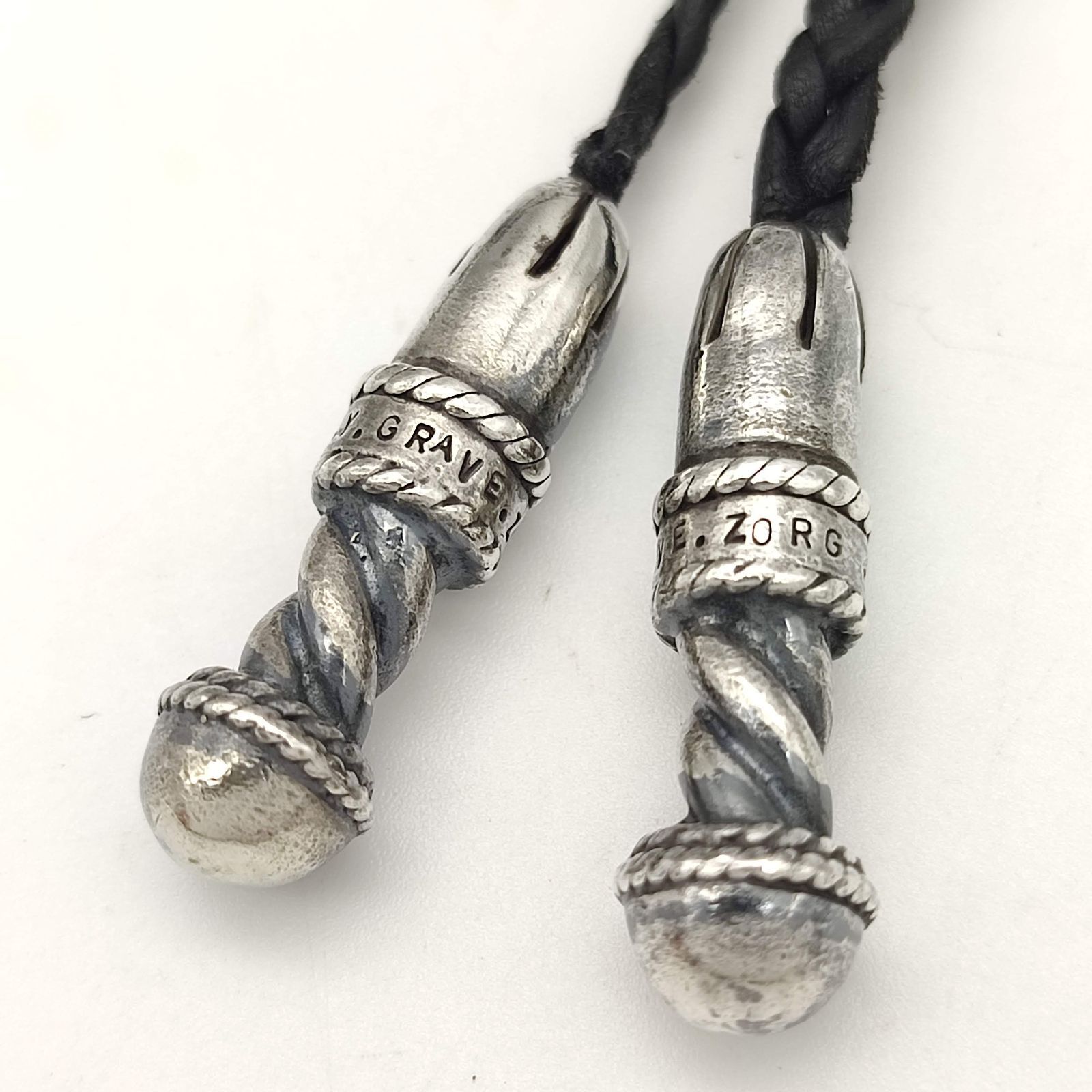 美品】HOLY GRAVE ホーリーグレイブ クロストップネックレス レザー