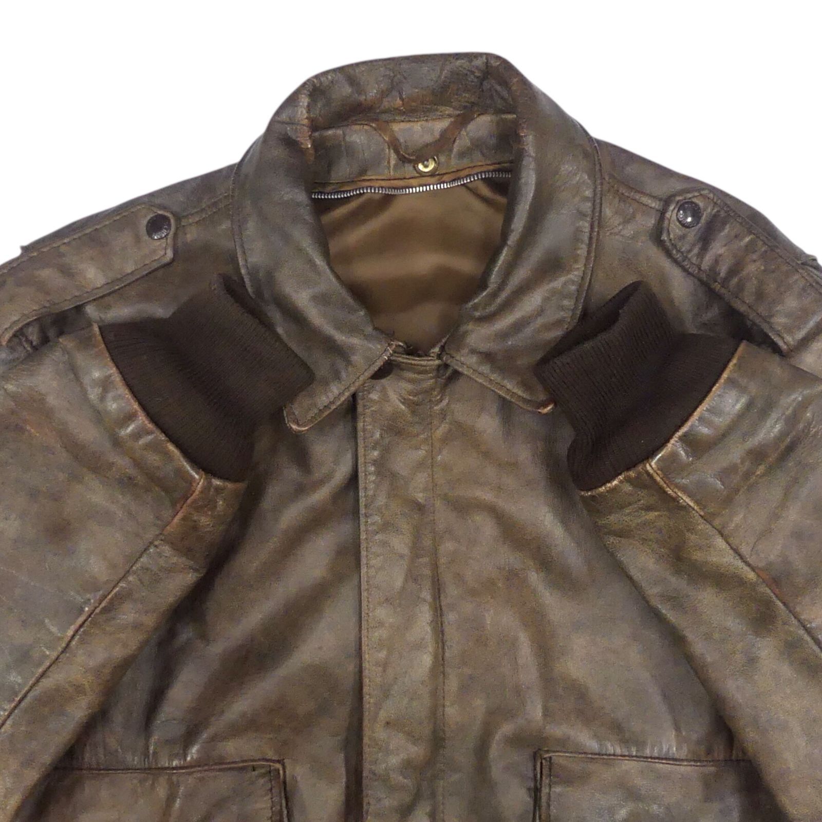 Schott ショット G-1 レザーフライトジャケット 42 茶 90s