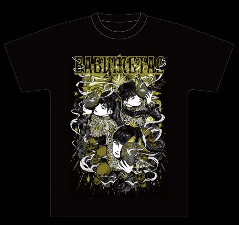 BABYMETAL Tシャツ XLサイズ「KON！KON！ TEE」UK＆EU アリーナツアー