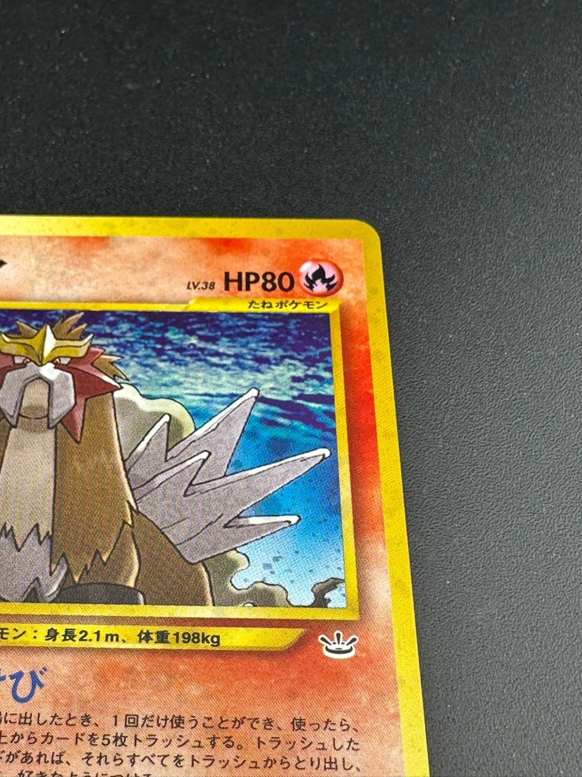 中古品】 ポケモンカード エンテイ LV.38 HP80 炎 NO.244 旧裏 - メルカリ