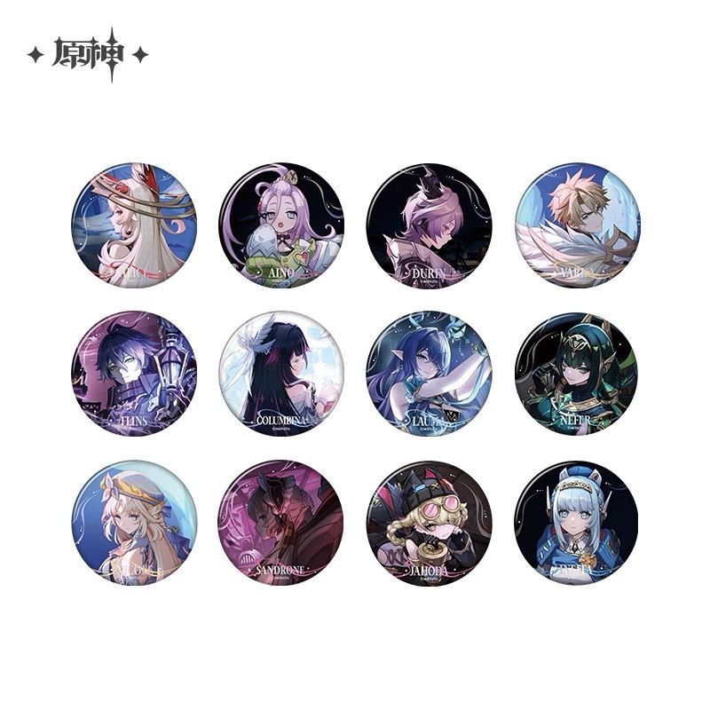 26-5 原神・公式 缶バッジ（空月の歌）フリンズ アイノ ラウマ