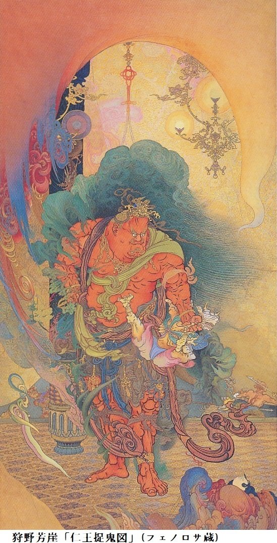 百年ﾆｭｰｽ】1920(大正9)9月15日(水) 狩野芳崖展が帝室博物館で開催され