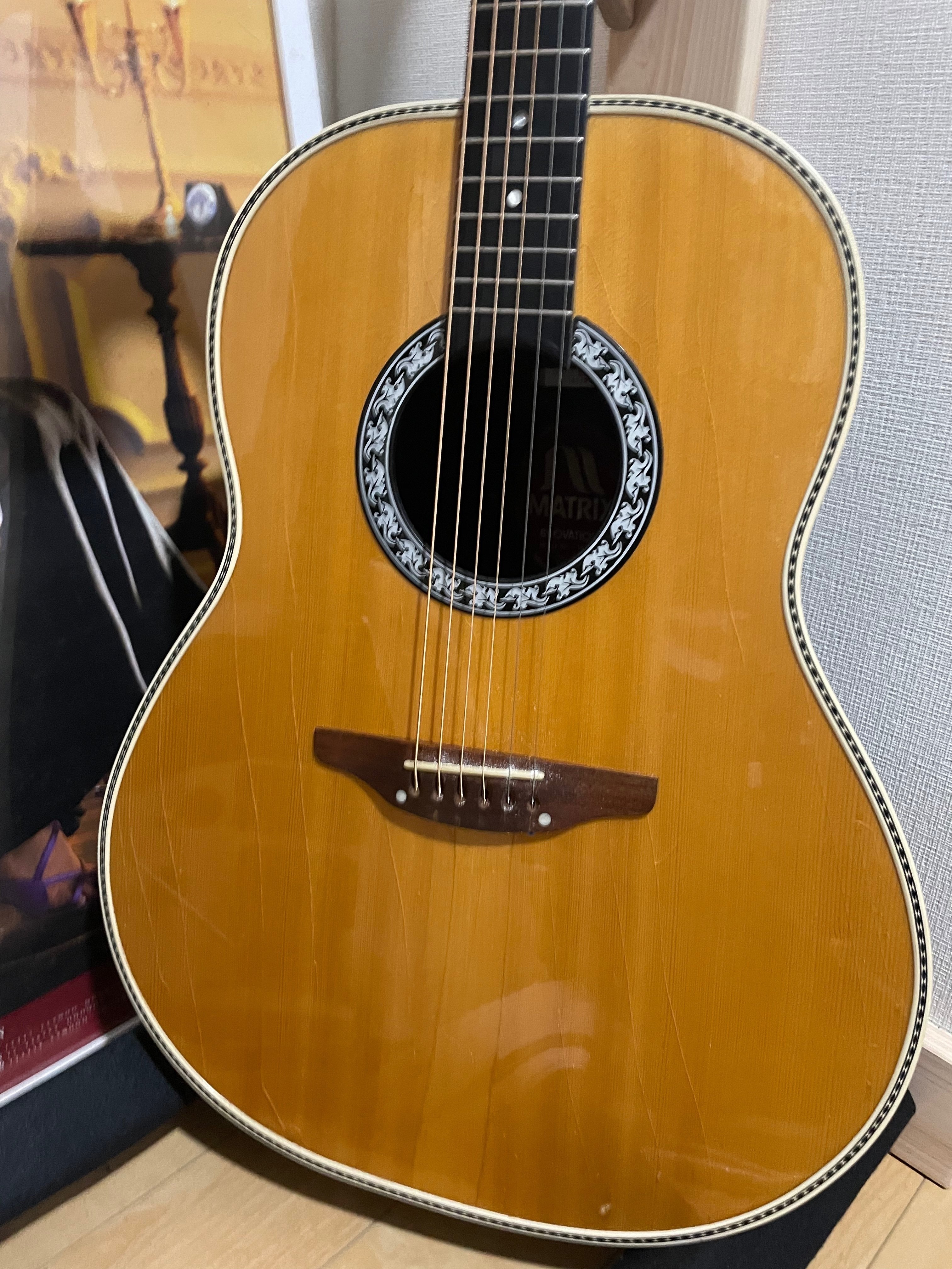 ビンよも ovation matrix 1632-4 アルミネックのアコギ｜渡来宏明