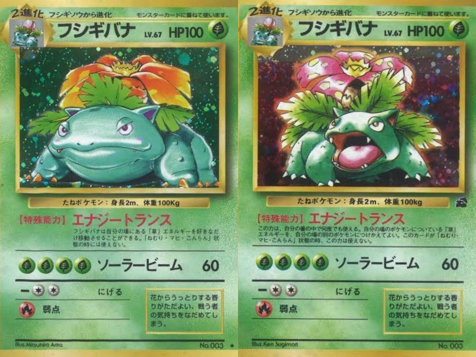 ポケカの歴代フシギバナ｜リユルン