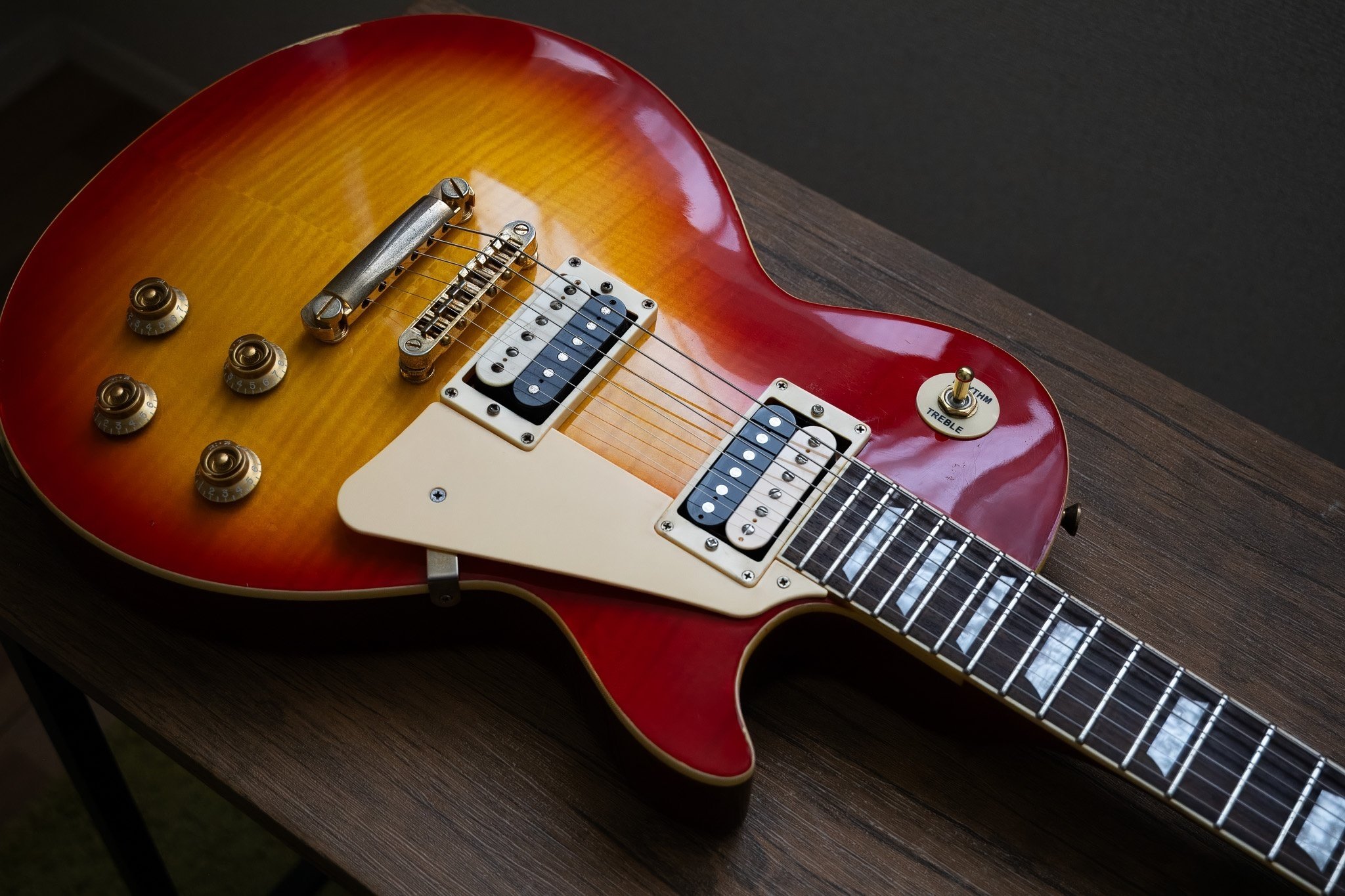 Blitz by aria proII Leopard レスポール エレキギター Blitz by Aria