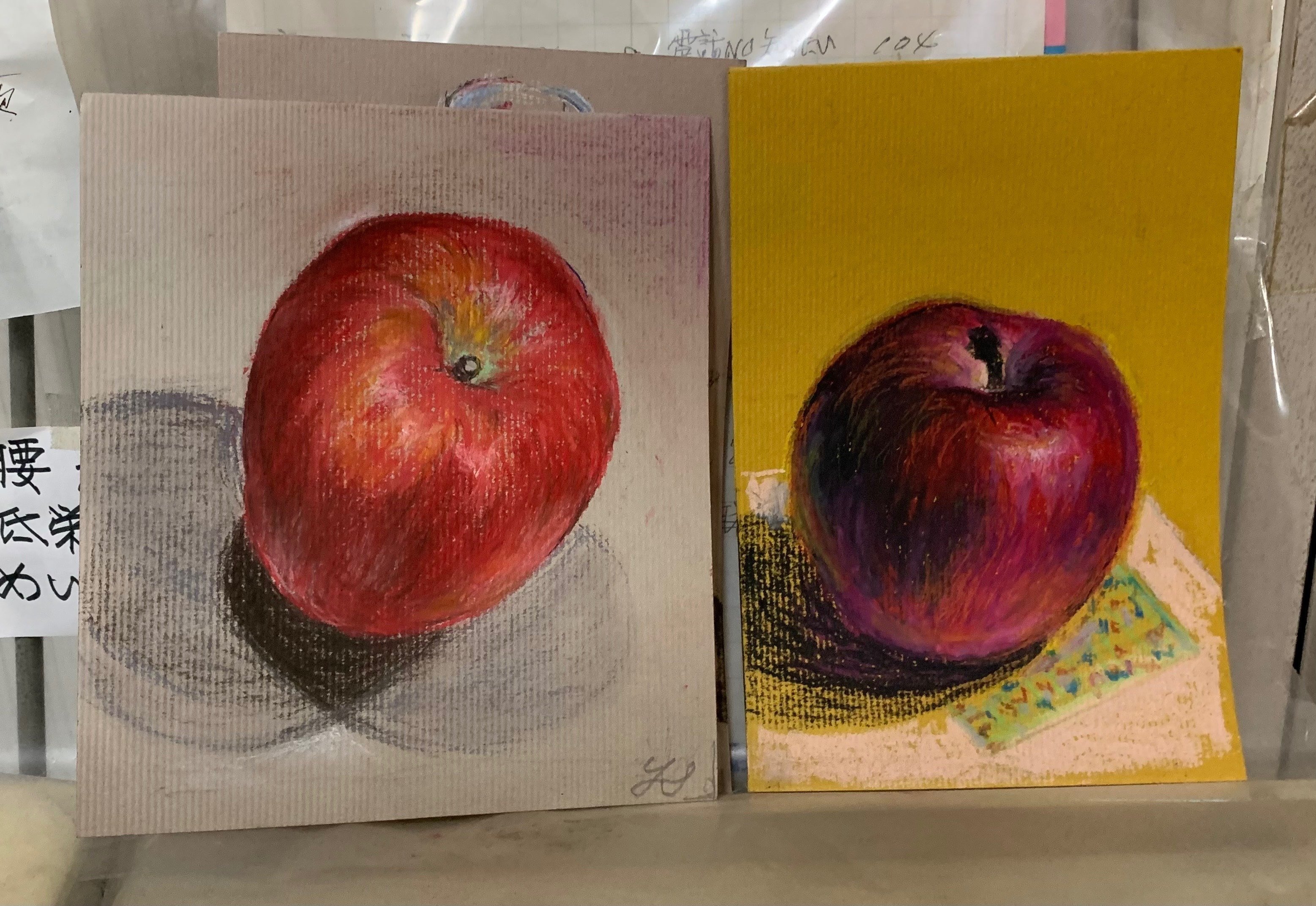 どんなりんごを描きますか｜もちもち