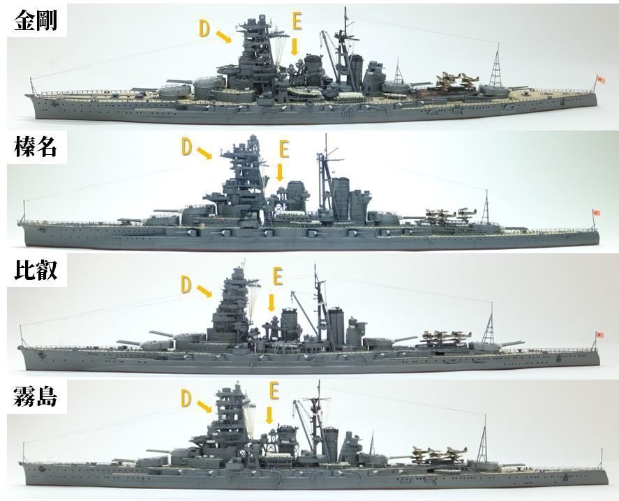 IJN Kongo Class 1941 日本海軍戦艦 金剛型制作記 追補編 (Fujimi 1