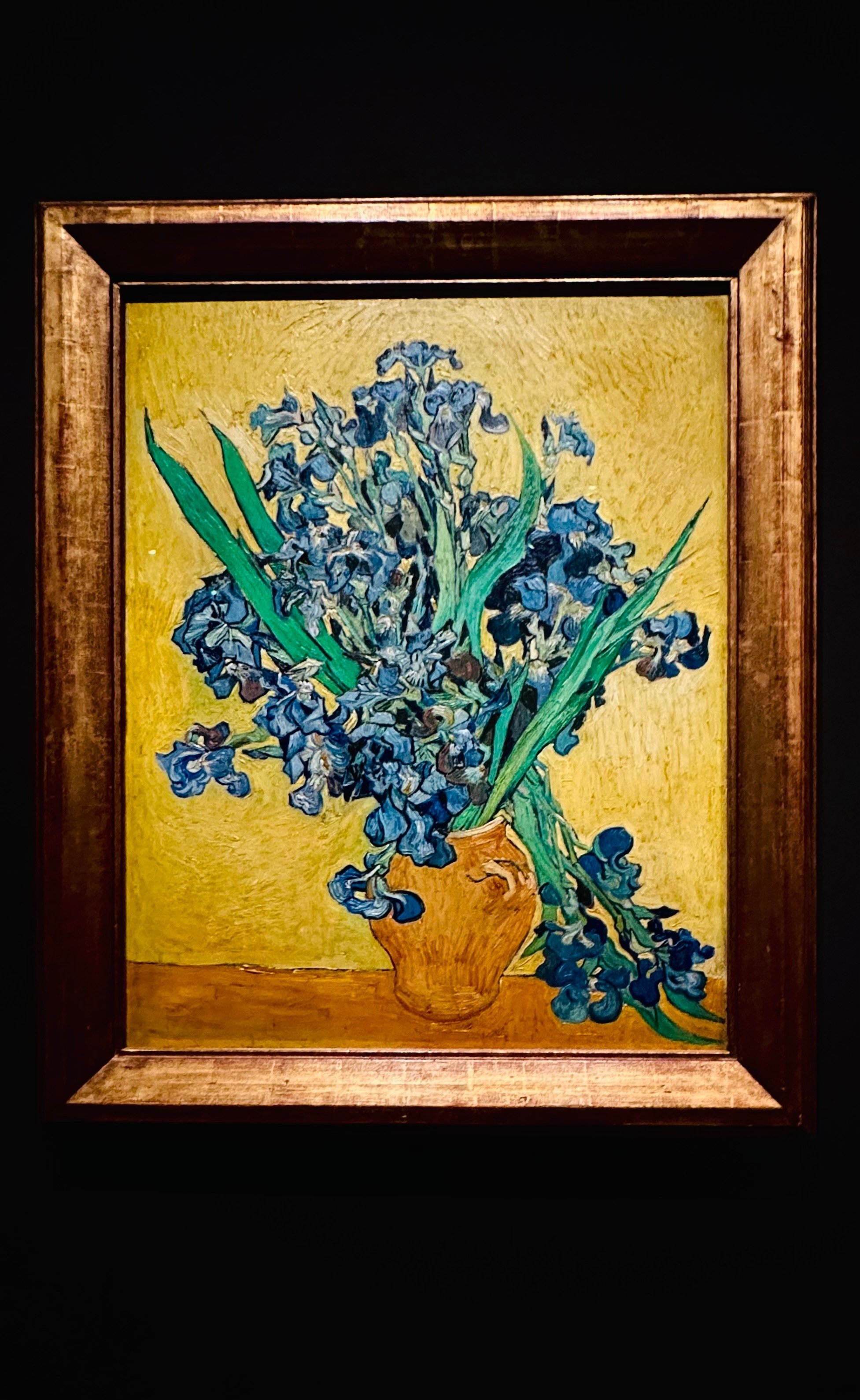 ゴッホと静物画展—伝統から革新へー【ふたつのアイリス】｜百合絵ッセイ