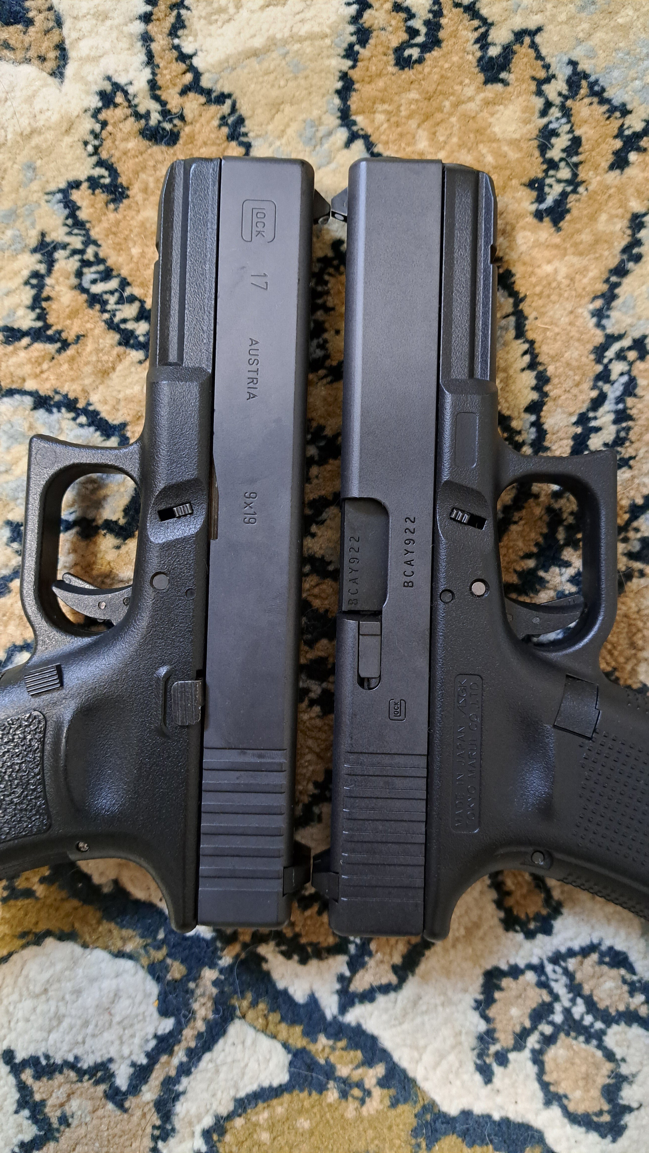 東京マルイ Glock17 Gen3 4 5 3種｜郭公