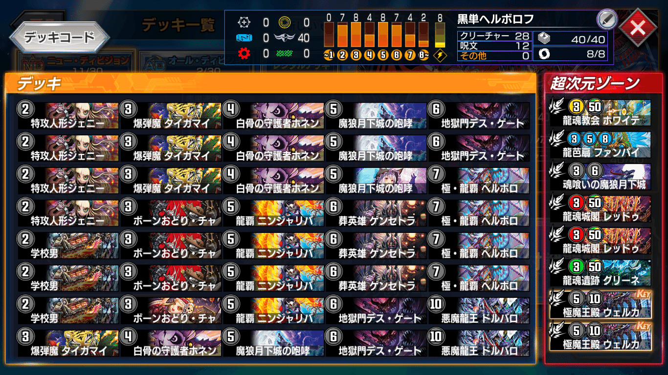 24弾（ND） 黒単ヘルボロフ デッキ解説｜401