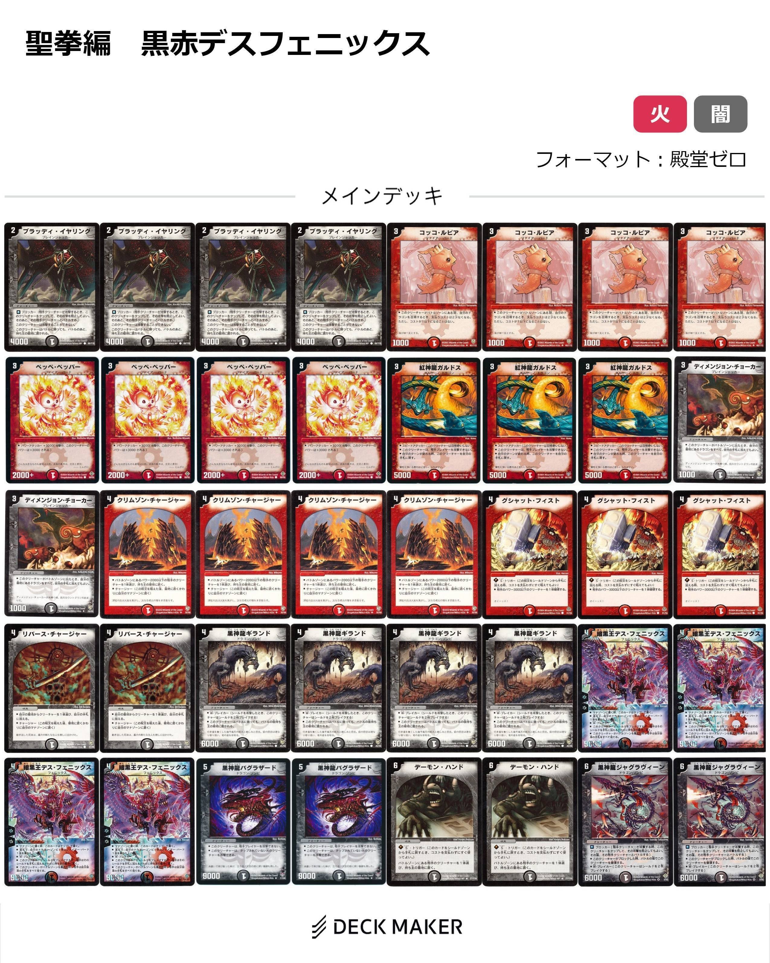 聖拳編・デッキまとめ『旧枠総合殿堂ルール』｜しきいのあかざわ
