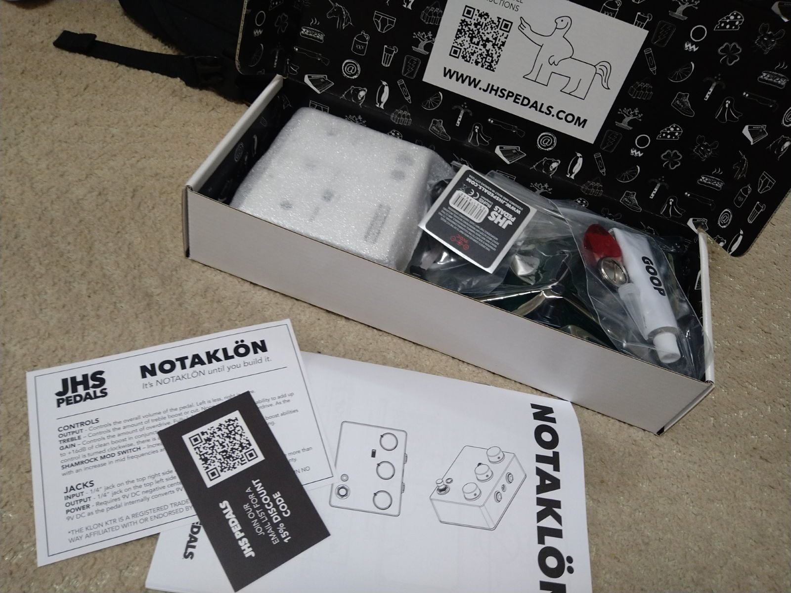 JHS PEDALS NOTAKLÖN製作記①｜しんちゃん
