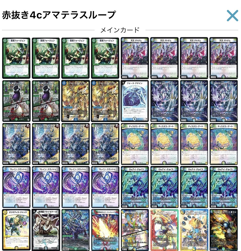 ループ/ソリティアデッキ表【オリジナル】｜SOもち