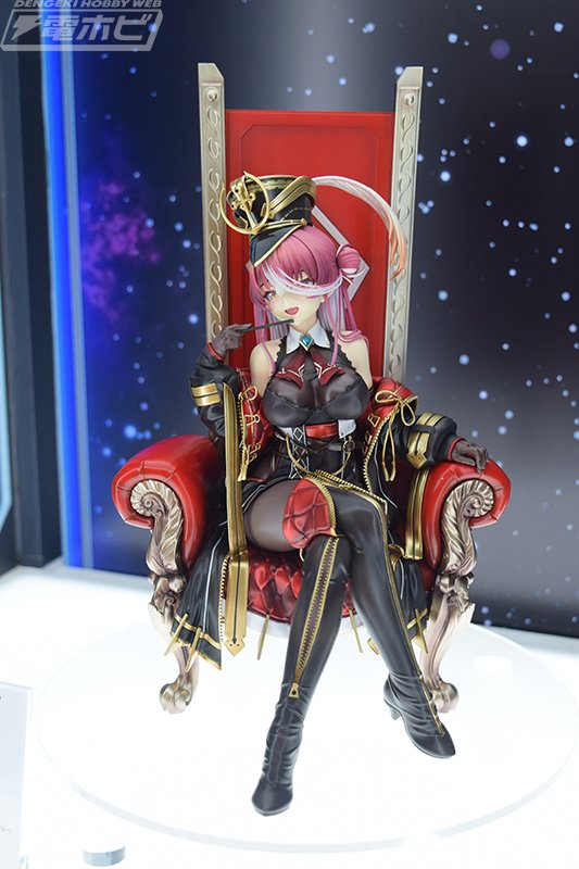 ホロライブ』宝鐘マリン 三十路衣装Ver.の彩色見本が初展示