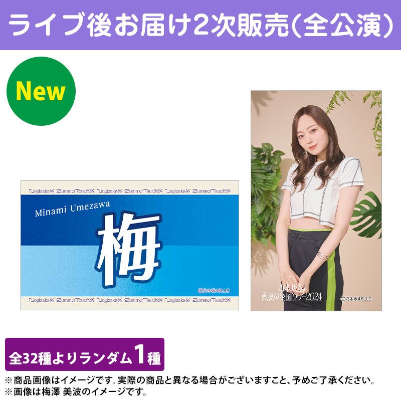 乃木坂46梅澤美波 リズムフェスティバル 初期生写真 46時間TV