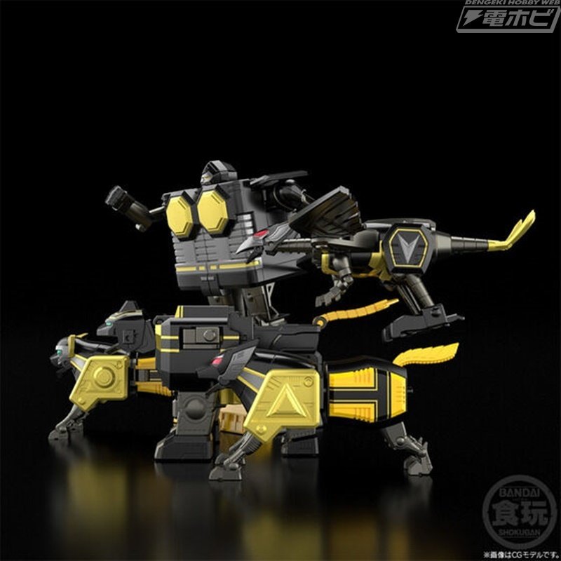 食玩プラモデル「SMP」シリーズに『星獣戦隊ギンガマン』ギンガイオー