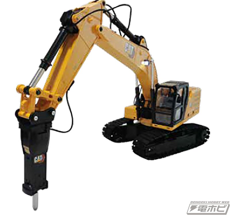 大型油圧ショベル「キャタピラー CAT 320」が全長約50センチの電動RC