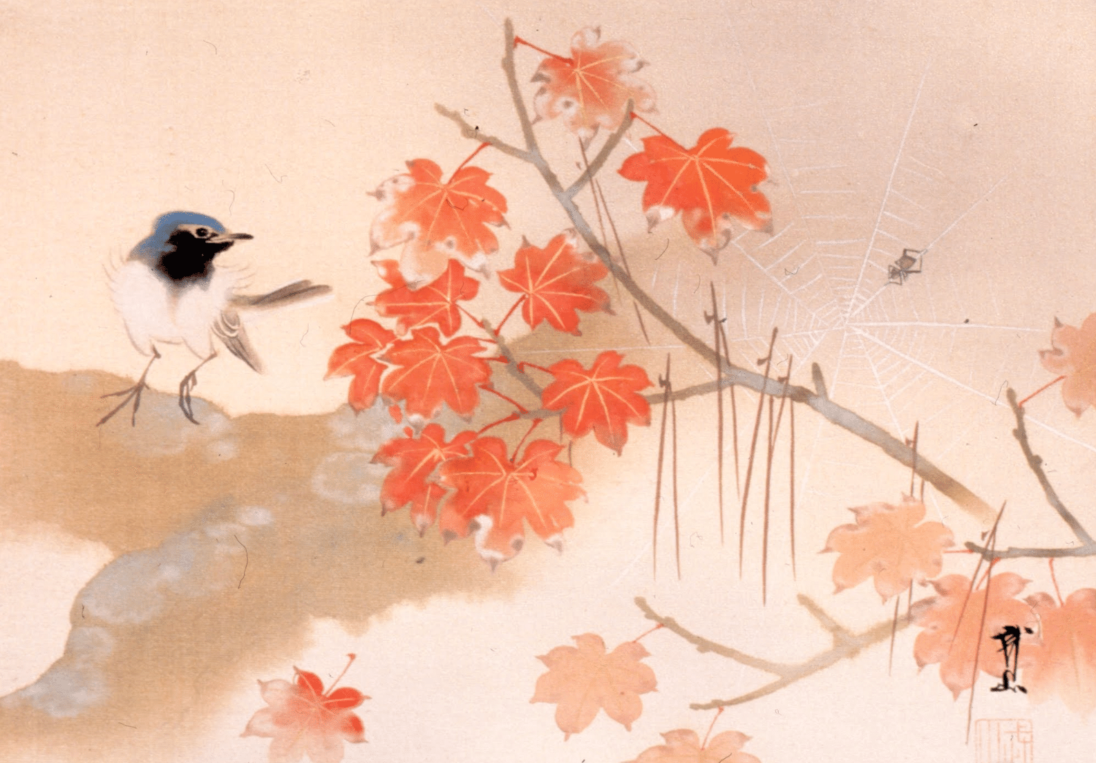 木村武山】 日本画軸装 / 絹本・彩色 「日の出・富士」 査定 買取 致し