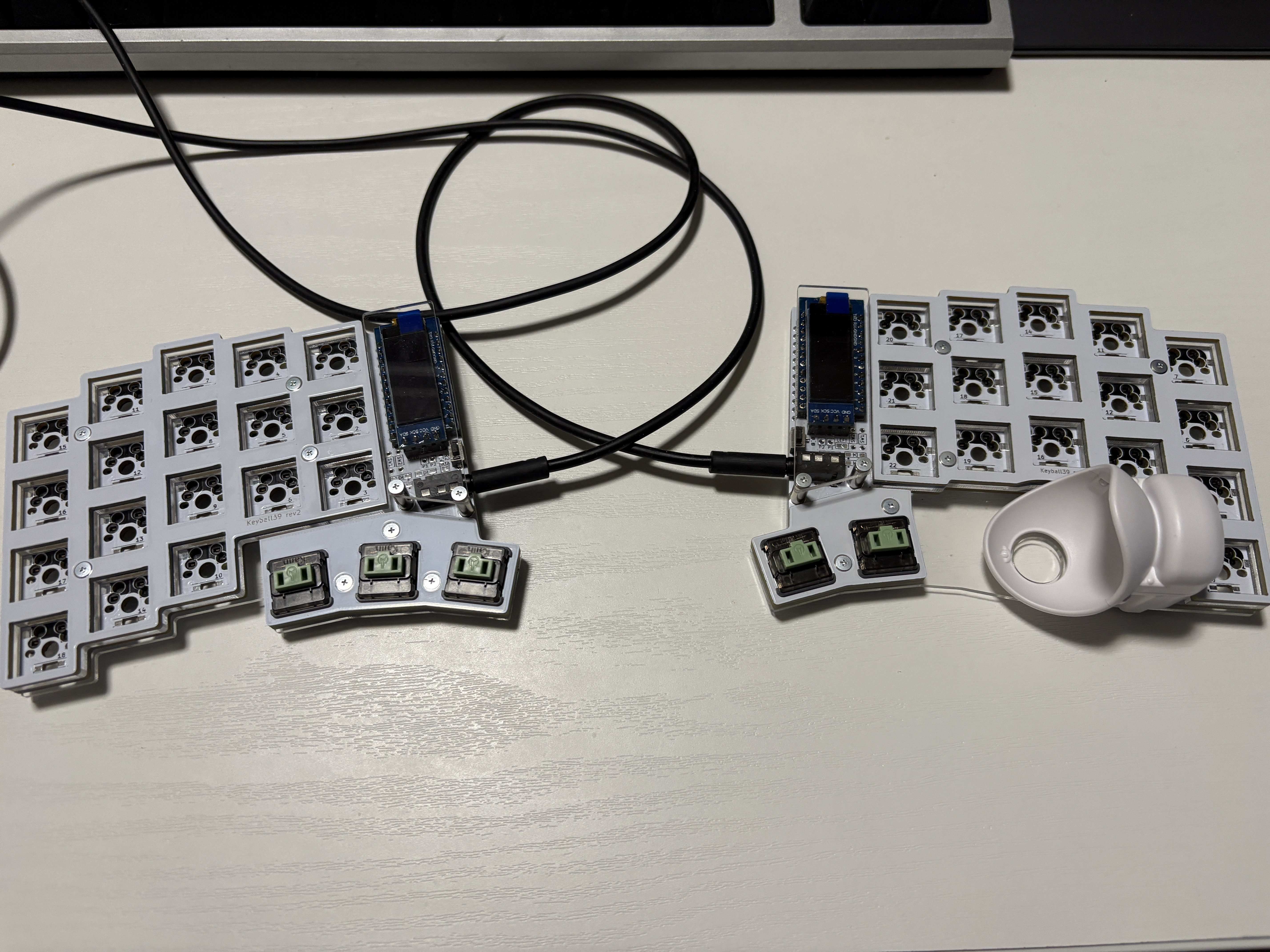 Keyball39】自作キーボードレビュー｜りん