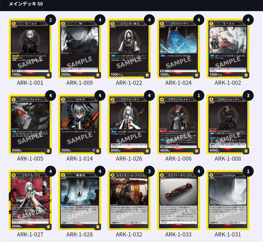 アグロ型フロストノヴァデッキ紹介｜ロラン