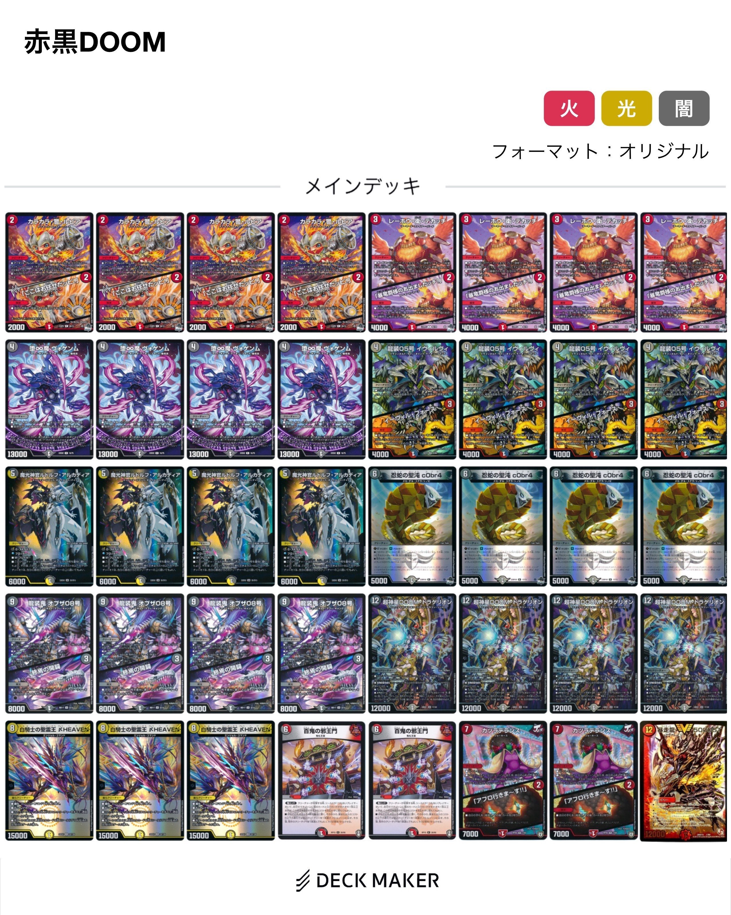 3ヴォゲ＝最強。4tEXWIN。CS使用赤黒DOOM解説｜んぇゆっこ