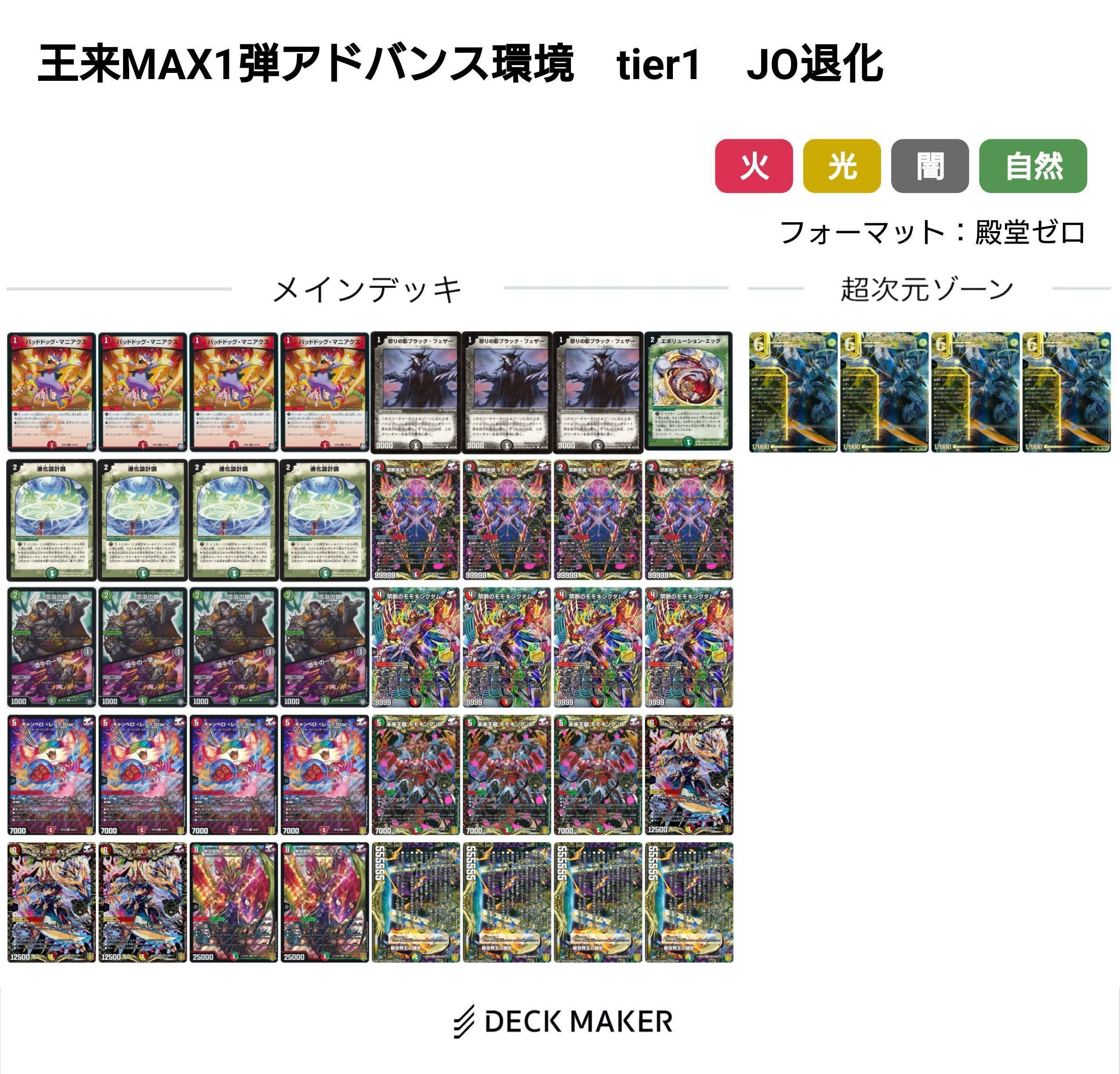王来MAX環境デッキまとめ【デュエマ歴代環境㉑】｜れもん