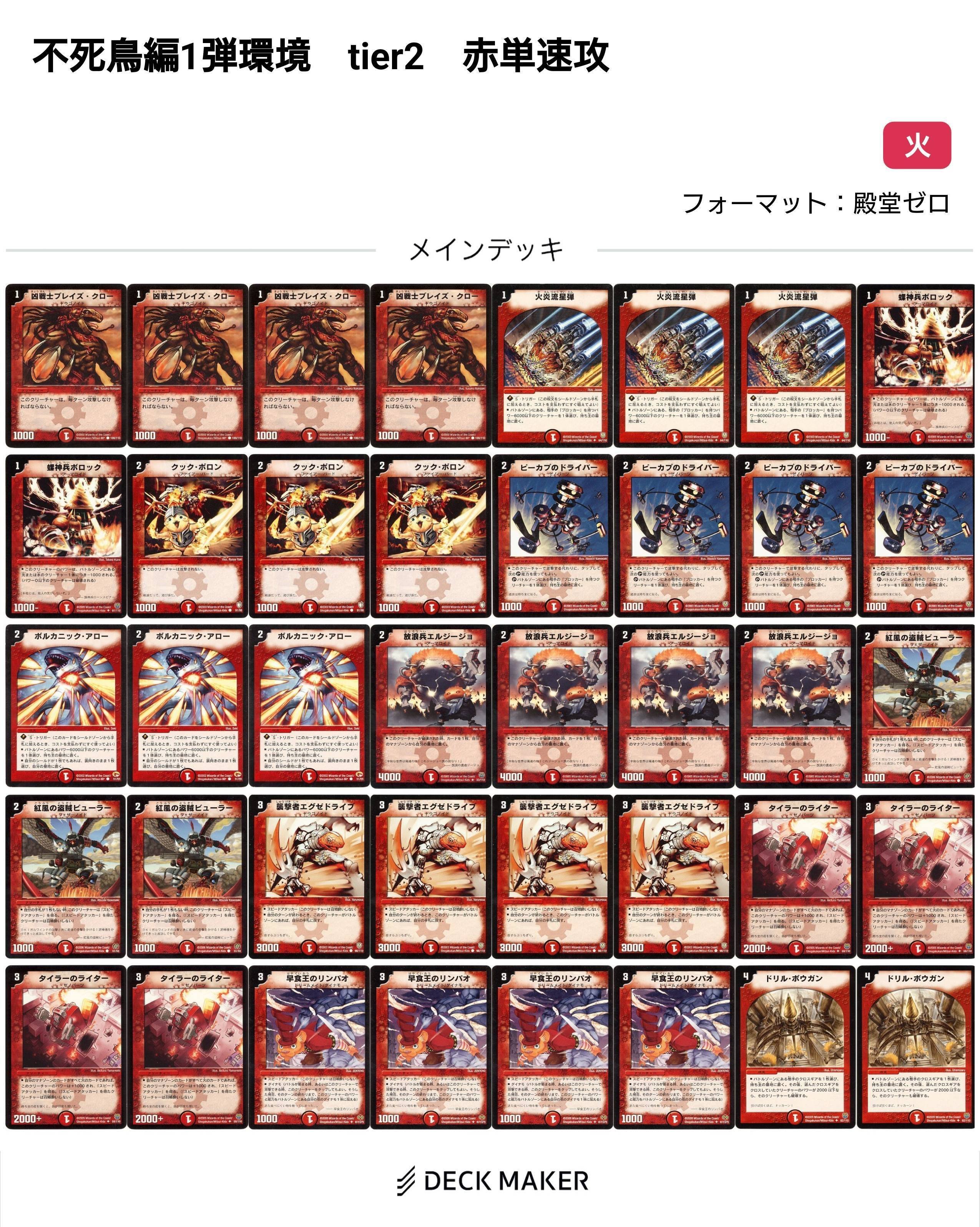 不死鳥編環境デッキまとめ【デュエマ歴代環境⑤】｜れもん