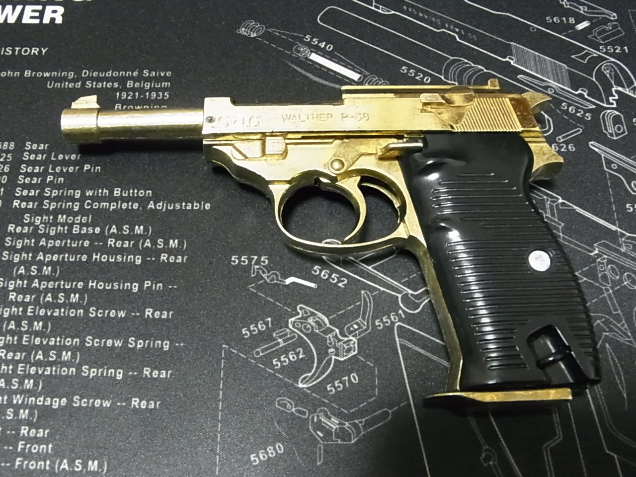 懐かしのトイガン 分解note その5 マルシン ワルサーP38ジュニア｜も