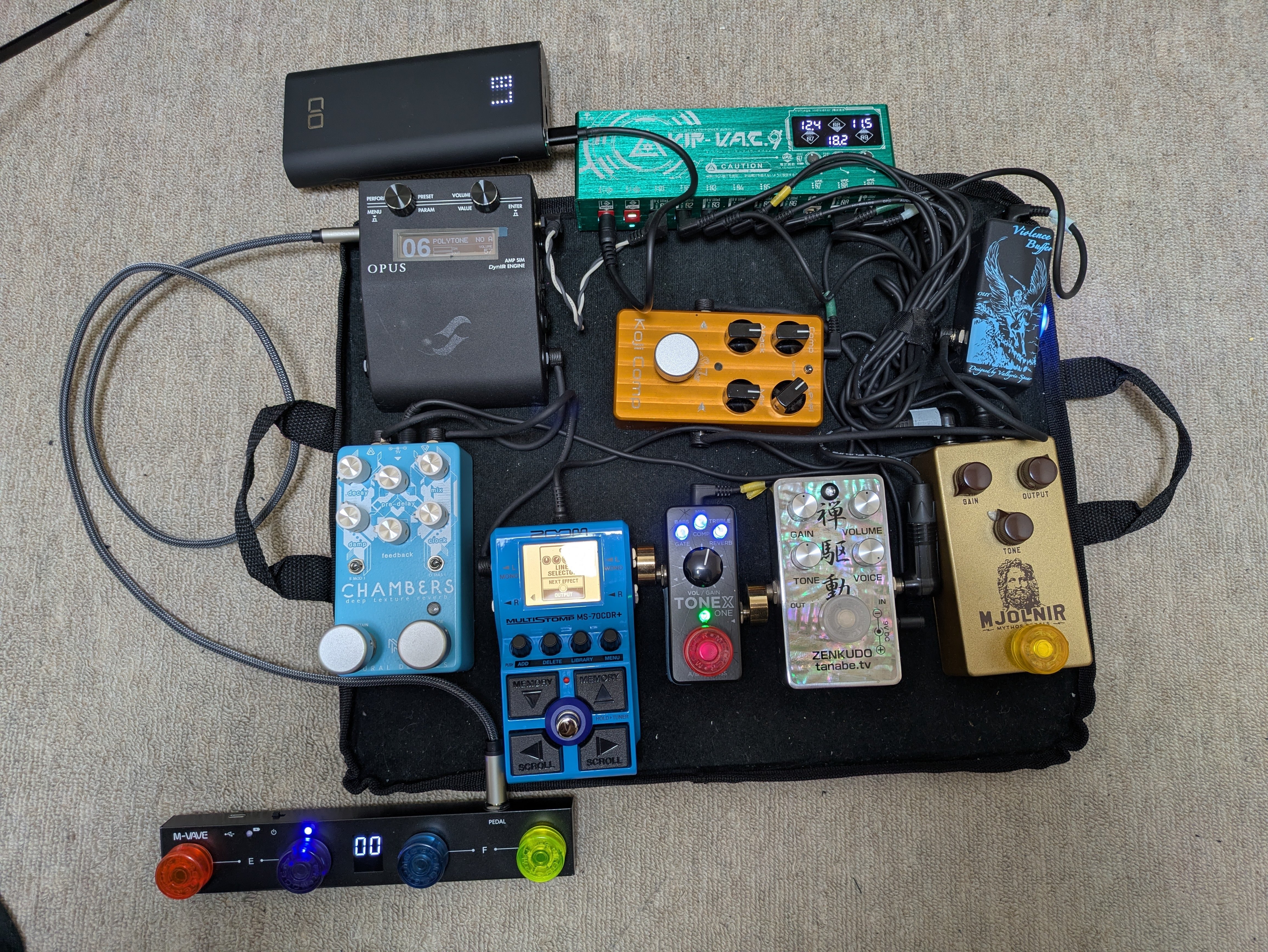 エフェクターボード(基本形)完成！｜桝田 悠(Masuda Hisashi)