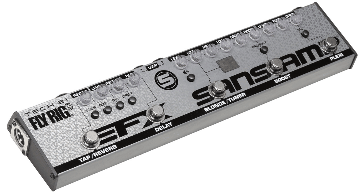 軽量＆コンパクト！SansAmp流マルチエフェクター「TECH21 FLYRIG5-V2