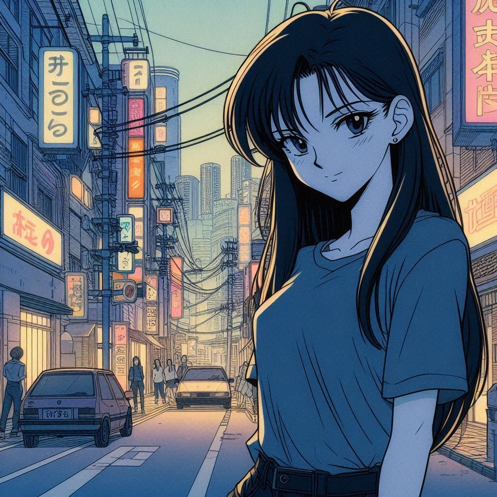 初心者でも簡単！画像生成AI「DALL-E」で90年代アニメ風のイラストを