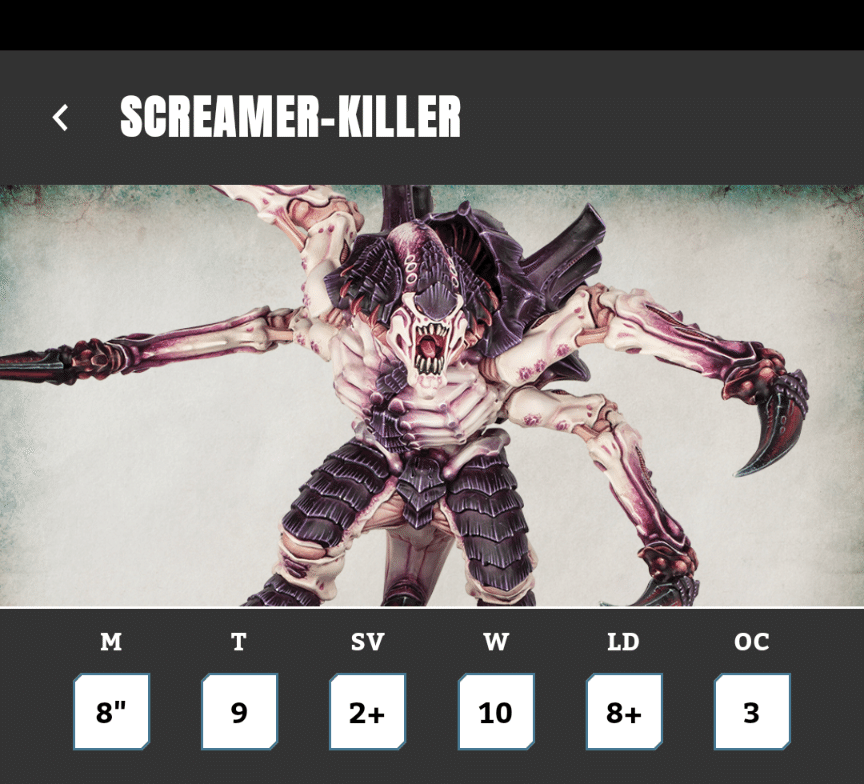 Warhammer 40K ティラニッド スクリーマーキラー Amazon | ウォー